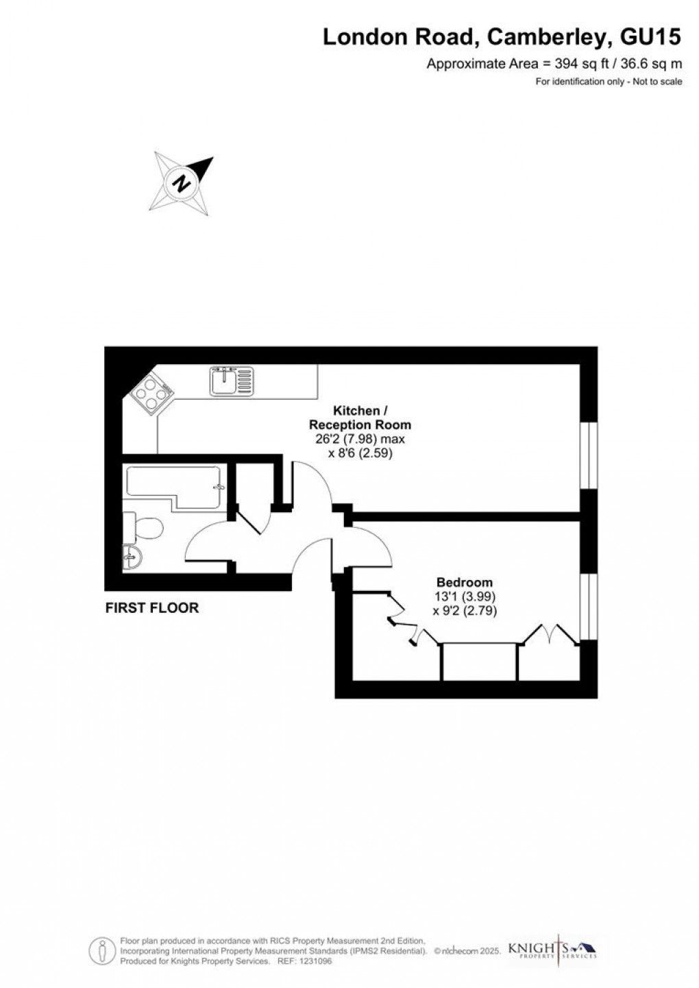 Floorplan for Dorchester Court, London Road, Camberley