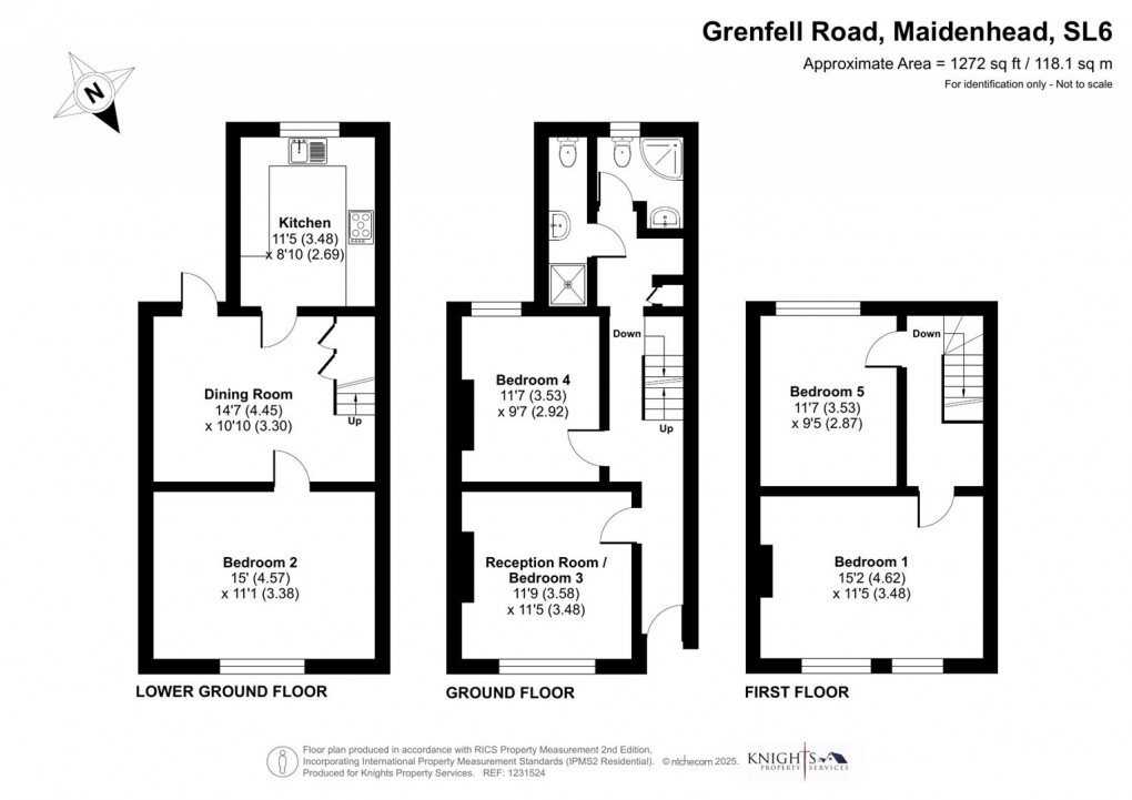 Floorplan for Grenfell Road, Maidenhead