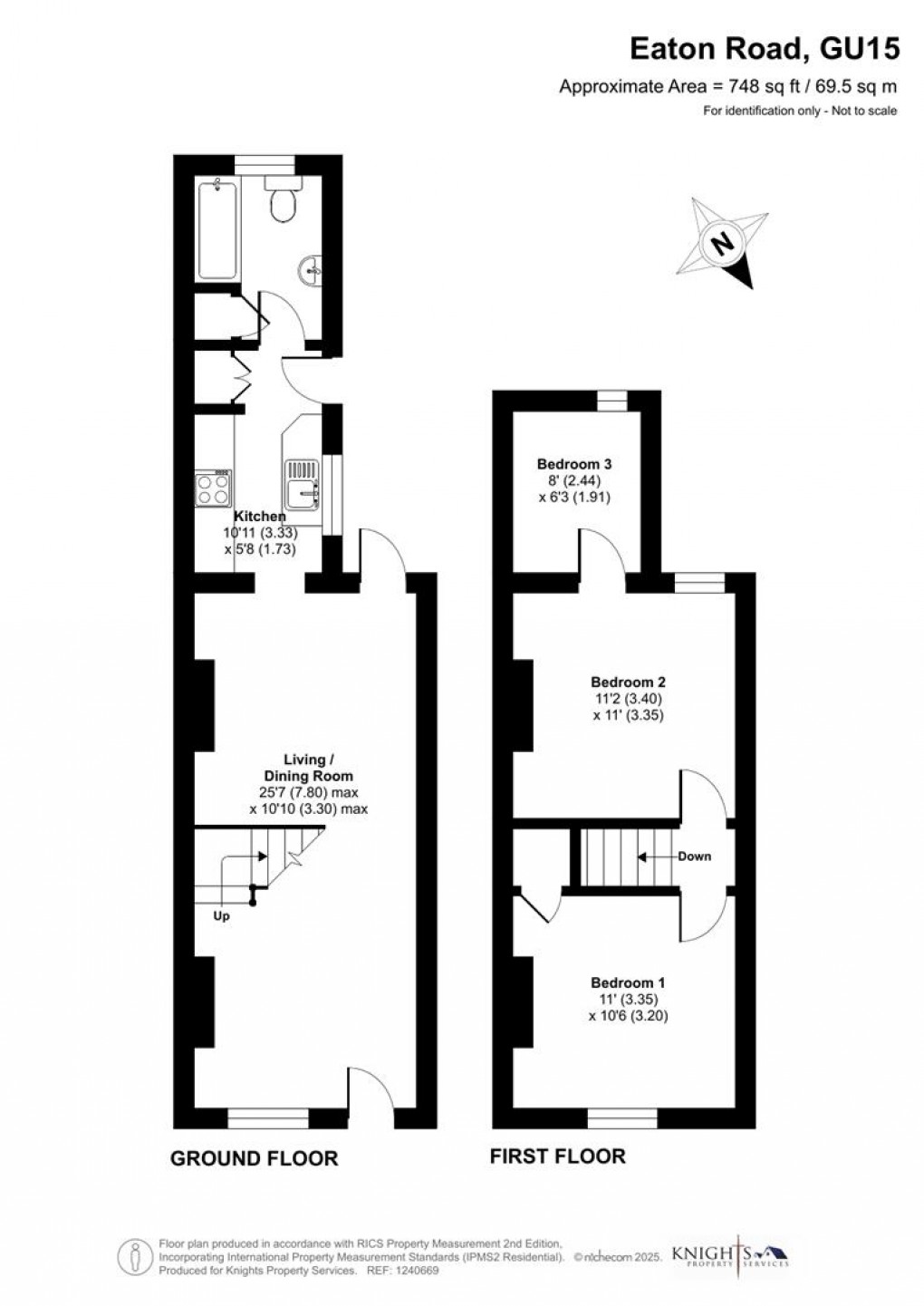 Floorplan for Eaton Road, Camberley