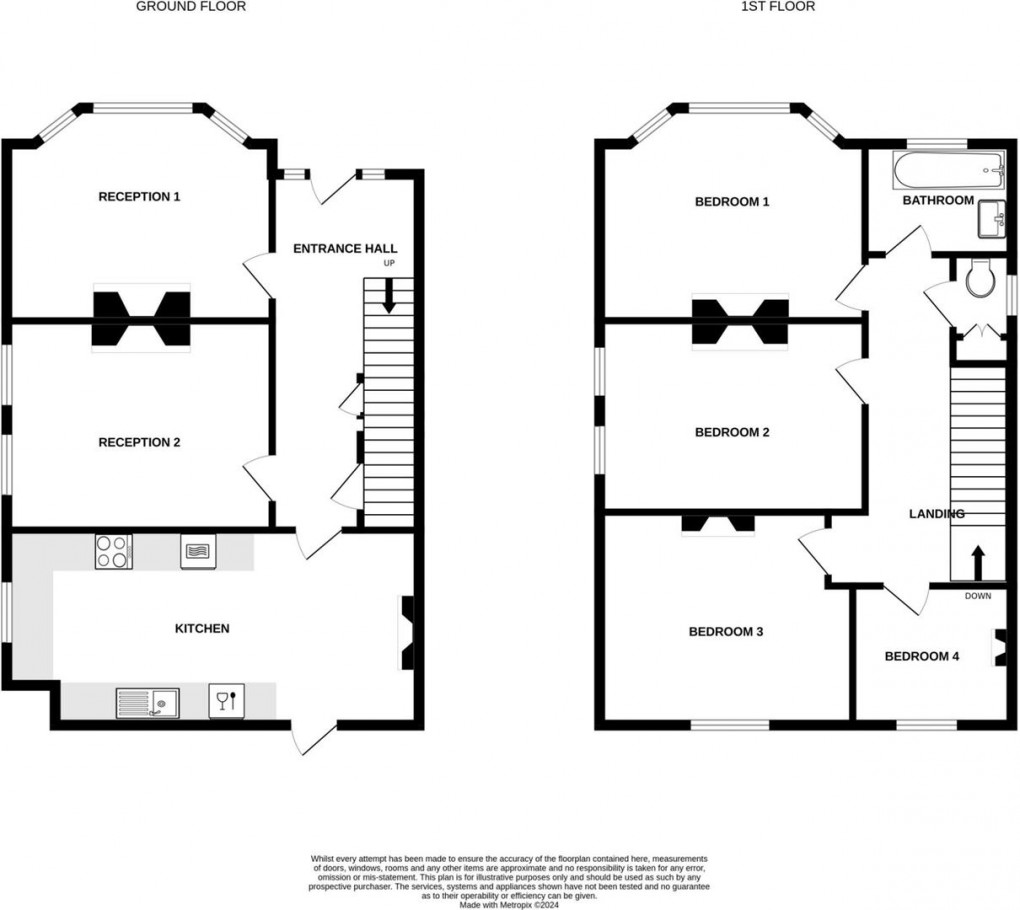 Floorplan for Gordon Avenue, Camberley