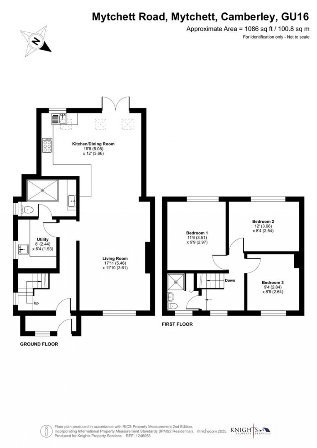 Floorplan for Mytchett Road, Mytchett