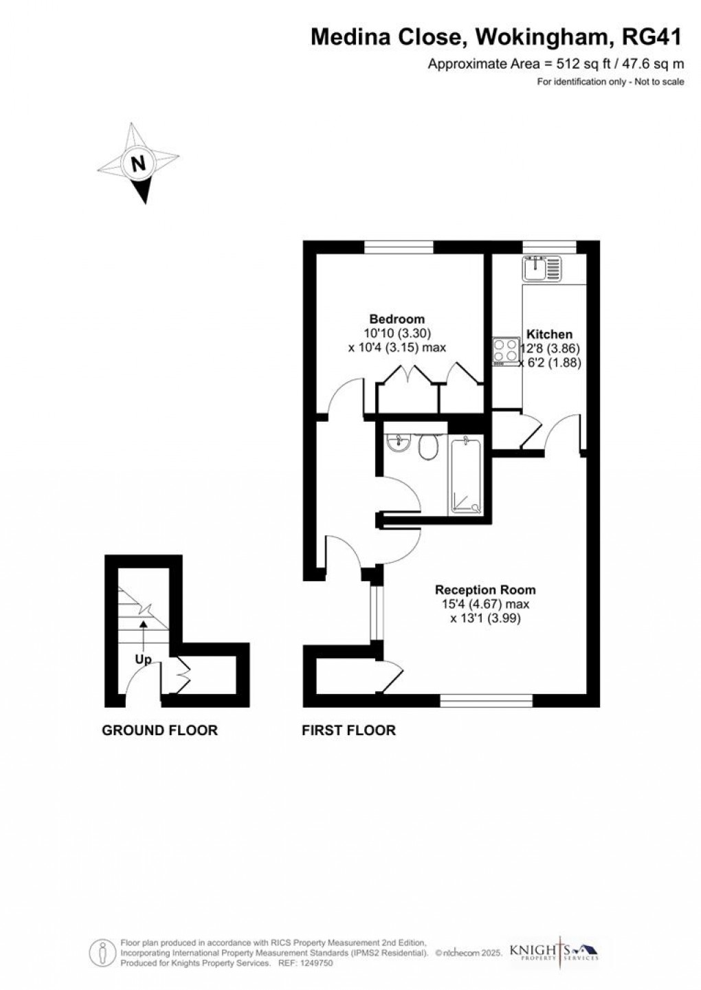 Floorplan for Medina Close, Wokingham