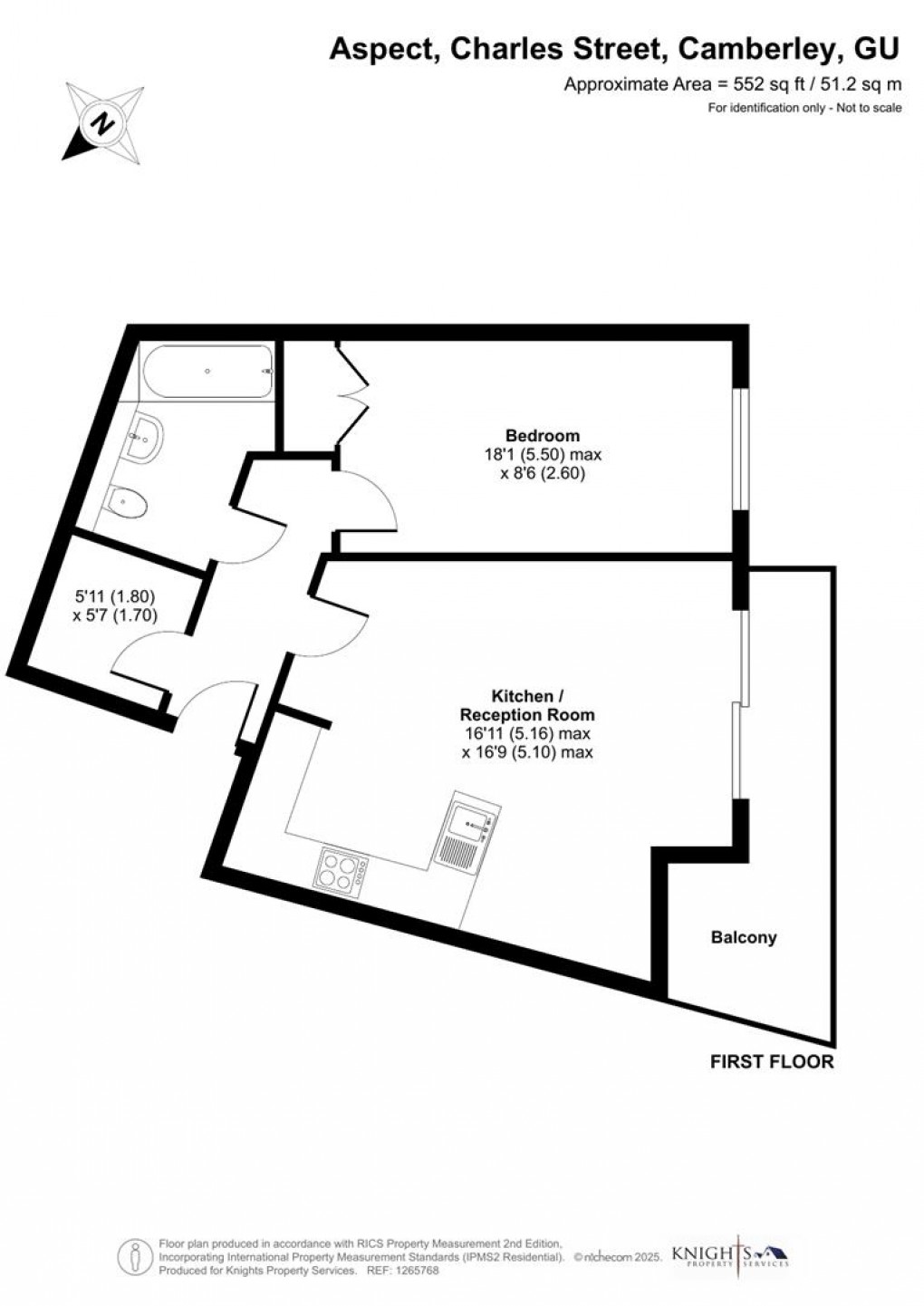 Floorplan for Aspect, Charles Street