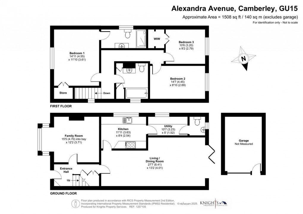 Floorplan for Alexandra Avenue, Camberley