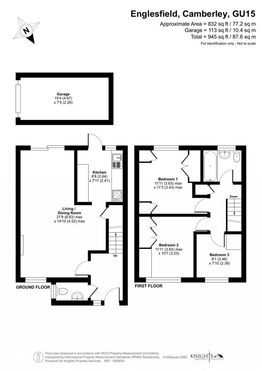 Floorplan for Englesfield, Camberley