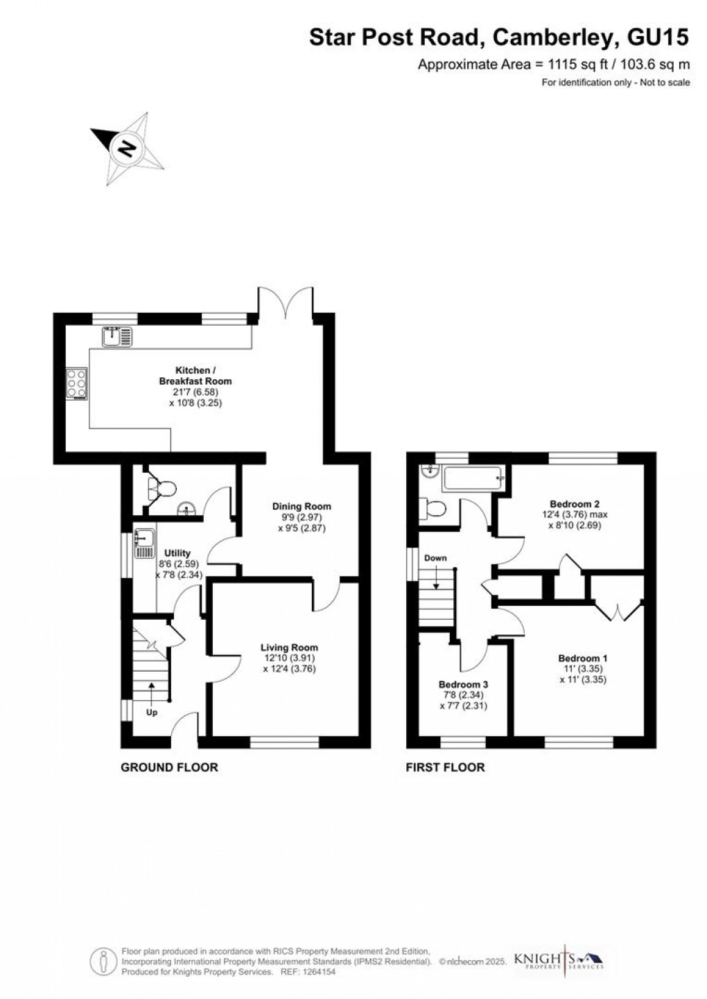 Floorplan for Star Post Road, Camberley