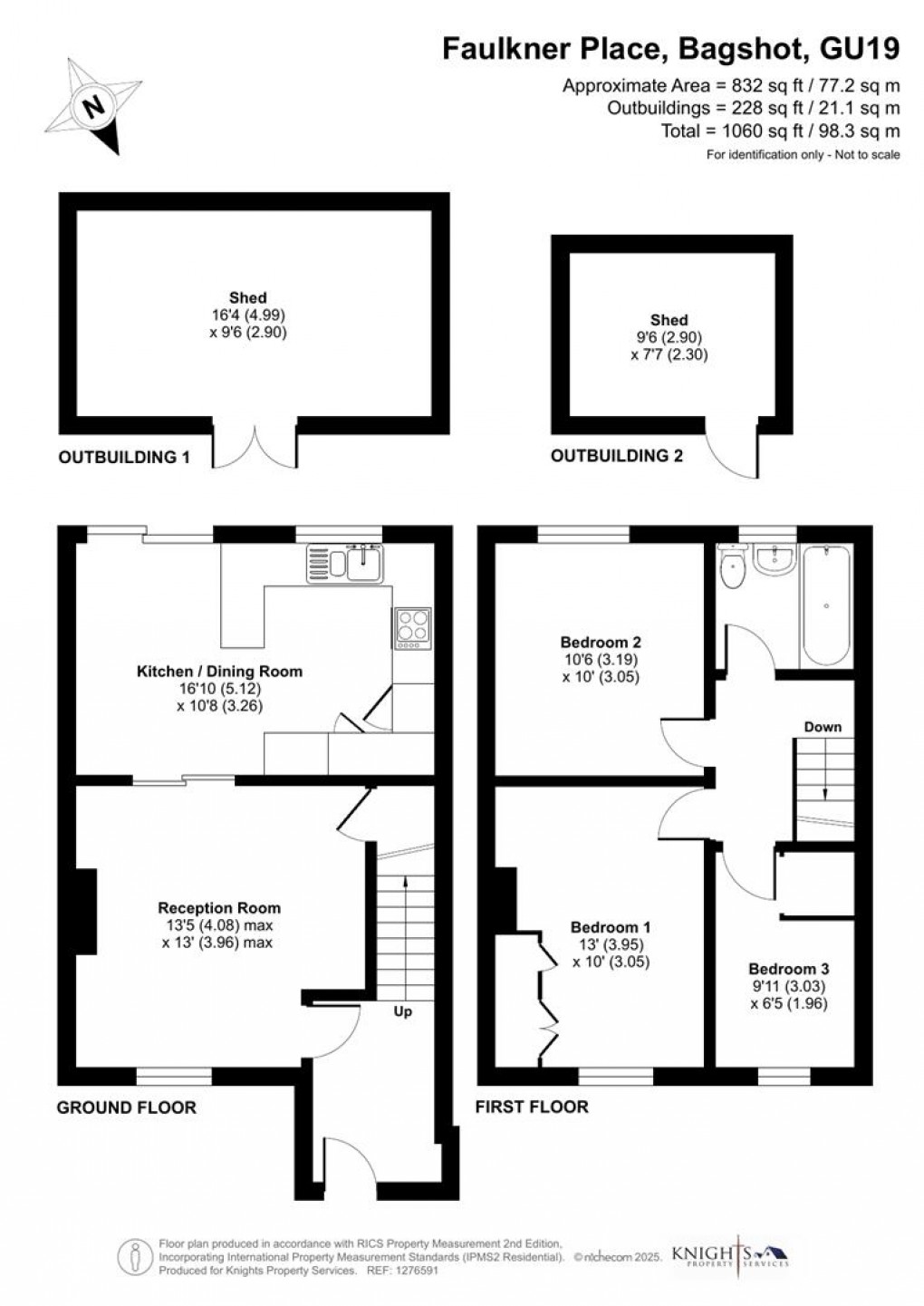 Floorplan for Faulkner Place, Bagshot