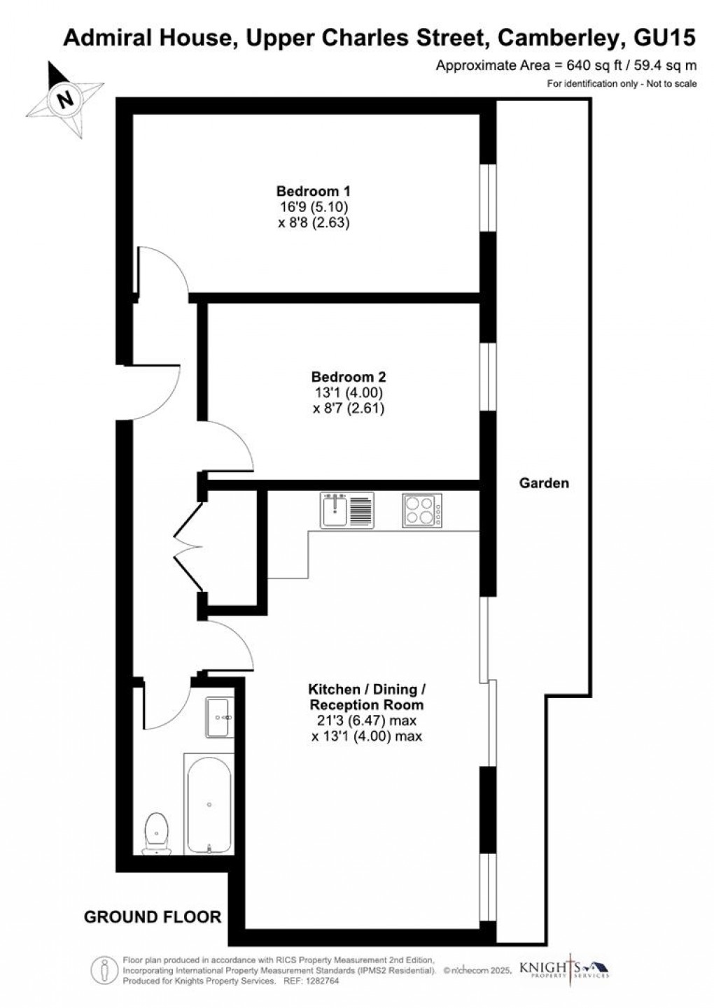 Floorplan for Upper Charles Street, Camberley
