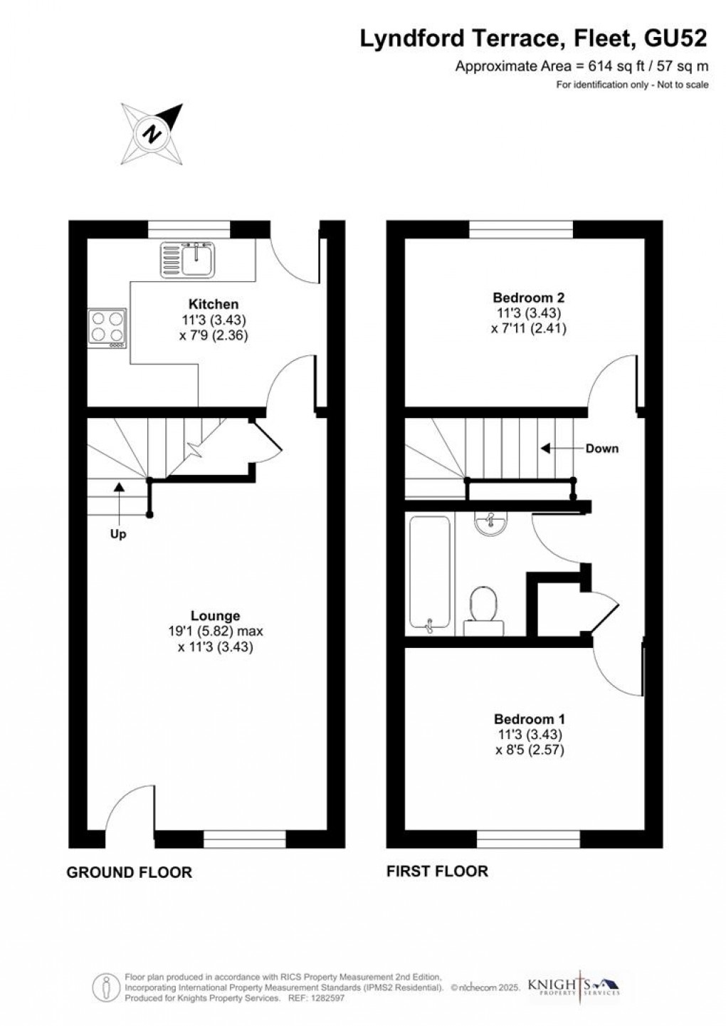 Floorplan for Lyndford Terrace, Fleet