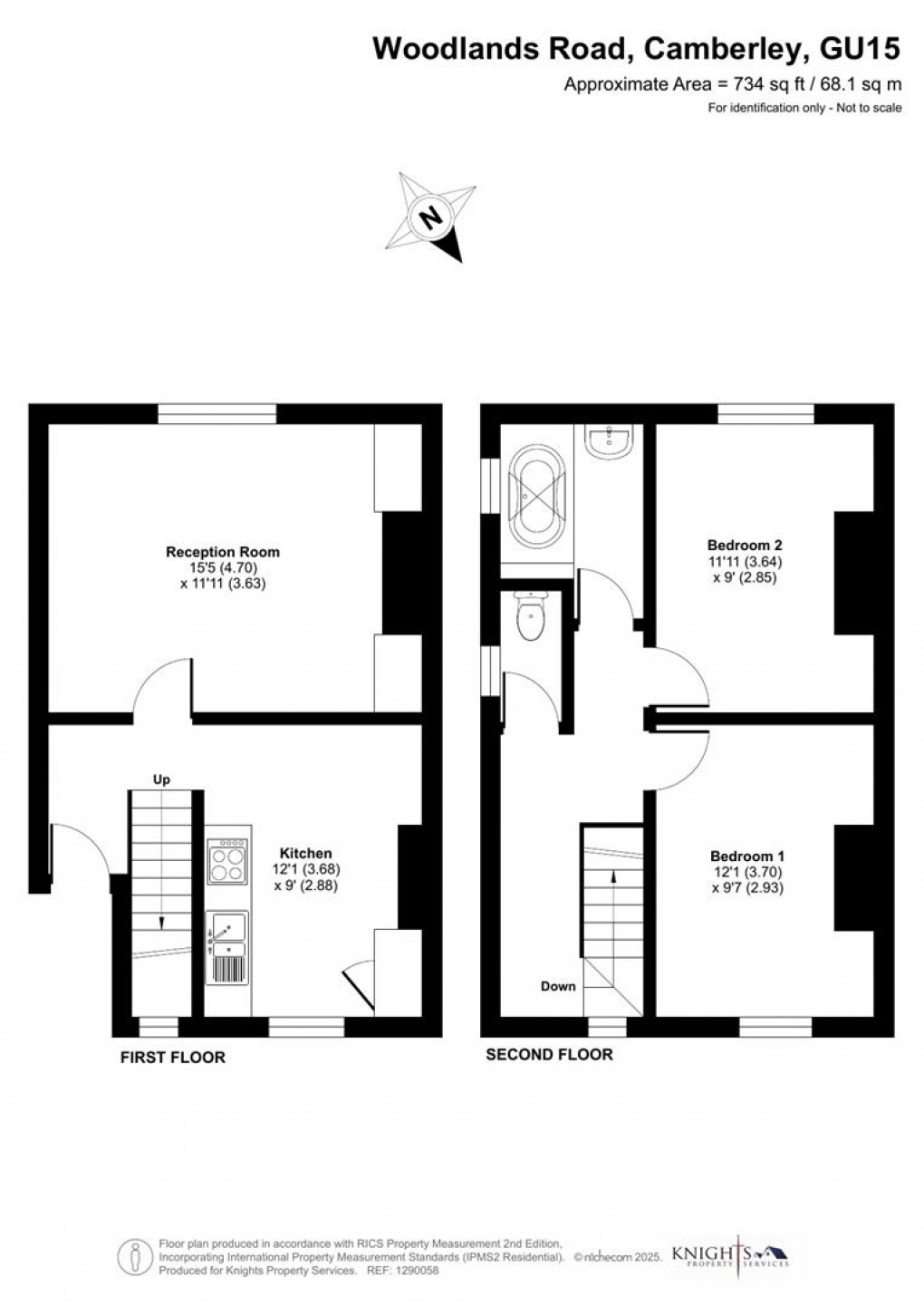 Floorplan for Woodlands Road, Camberley