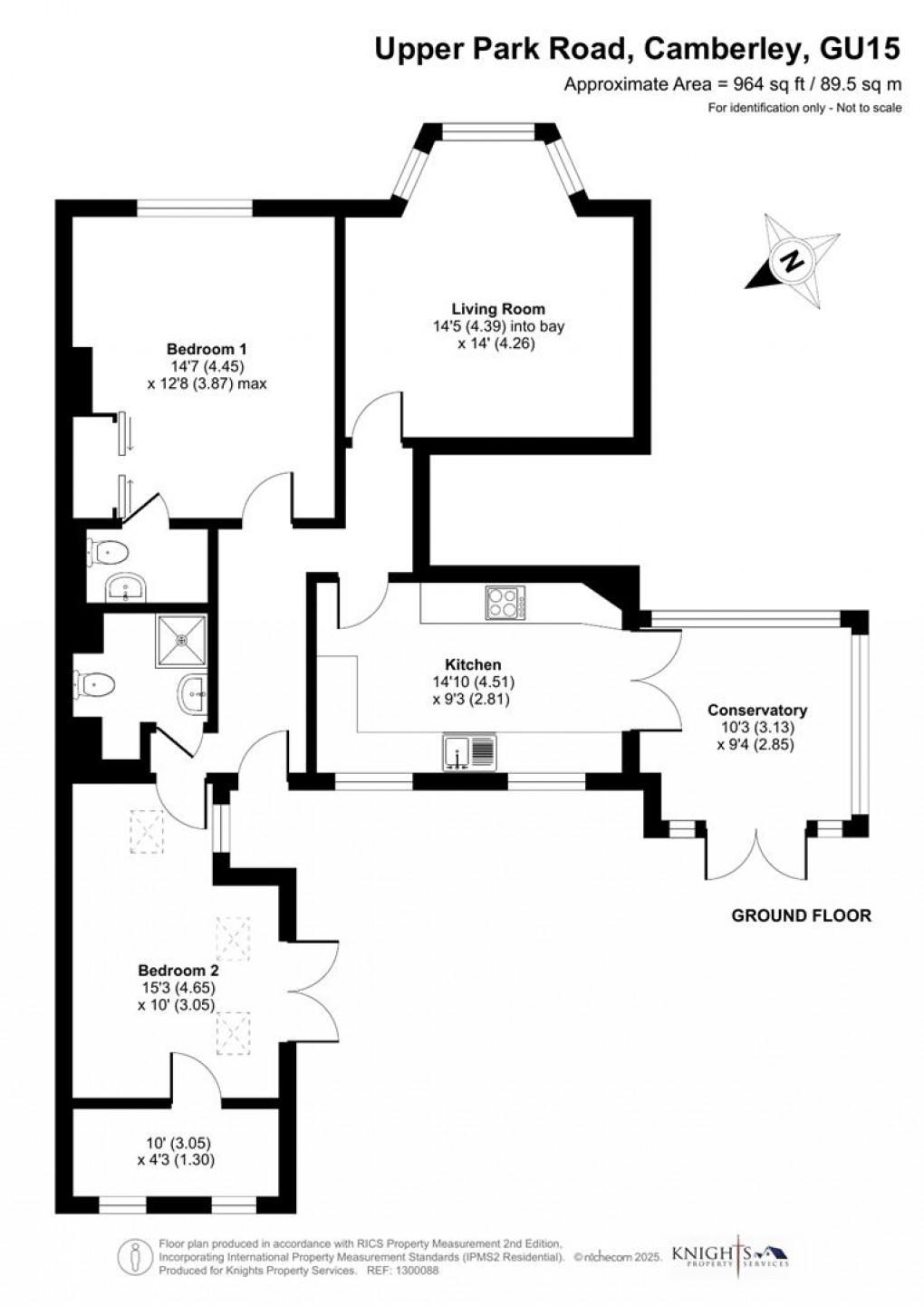 Floorplan for Upper Park Road, Camberley