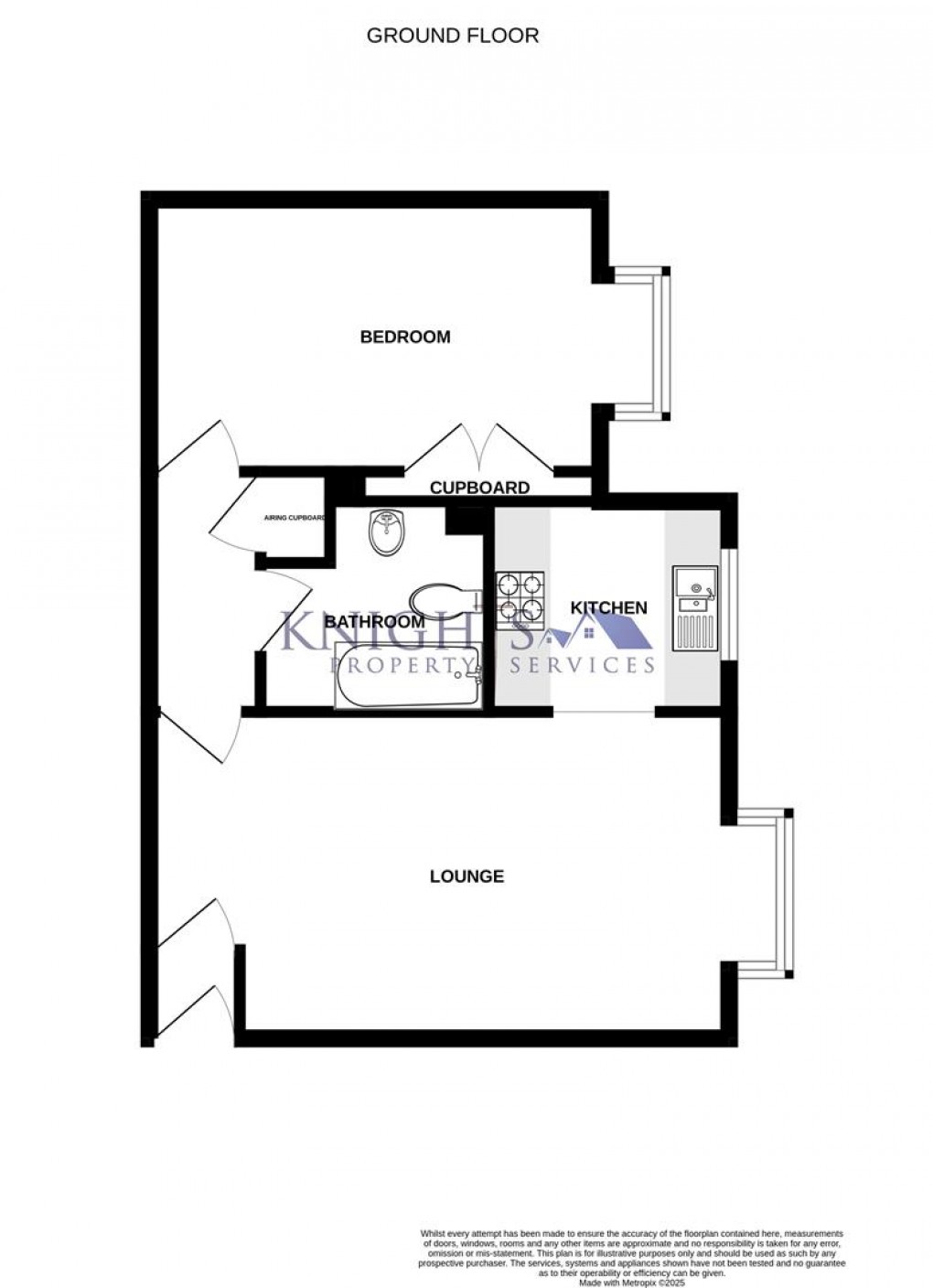 Floorplan for Amber Court, Aldershot