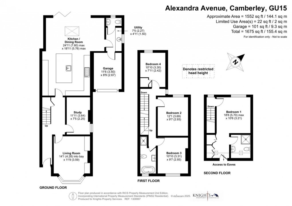 Floorplan for Alexandra Avenue, Camberley