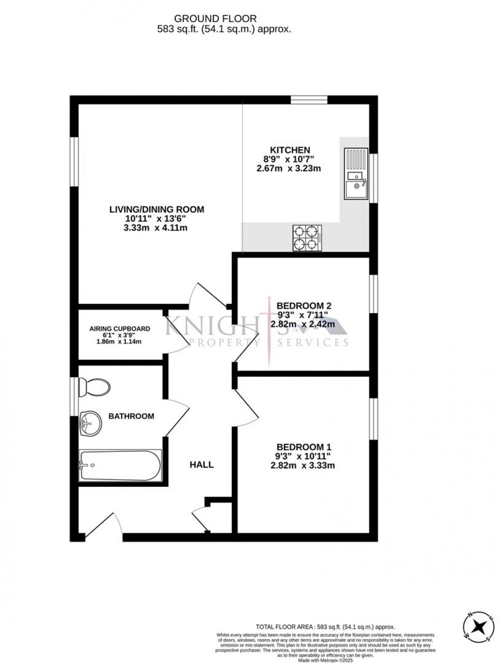 Floorplan for 11 Waterers Way, Bagshot