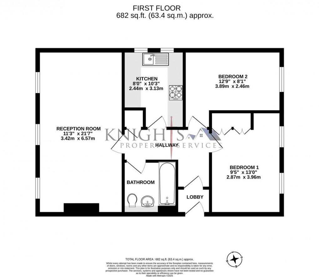 Floorplan for Watchetts Road, Camberley