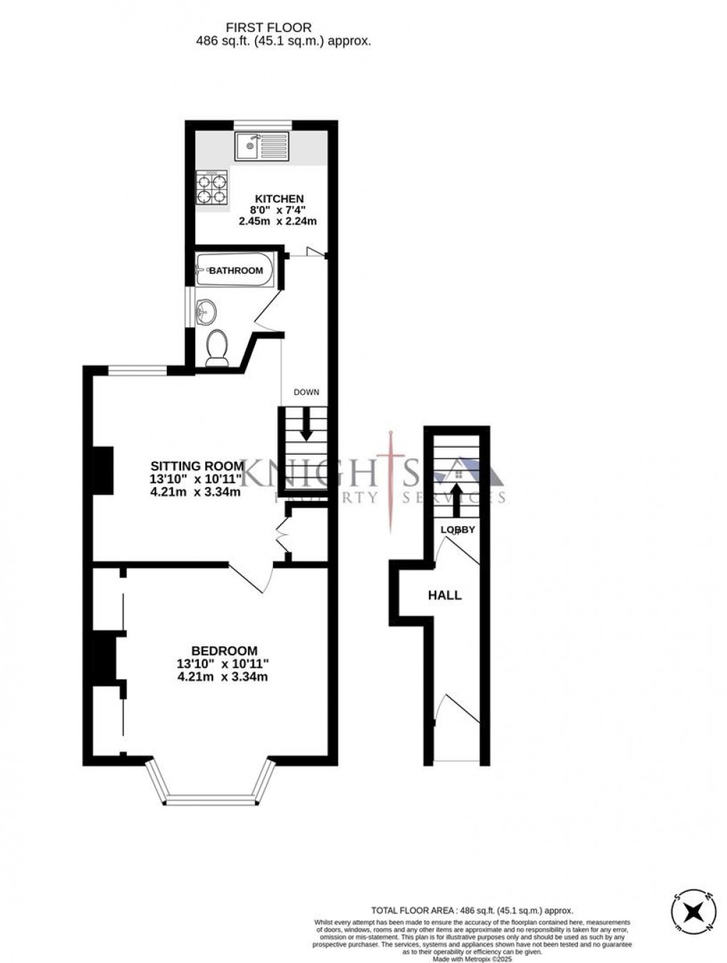 Floorplan for Southern Road, Camberley