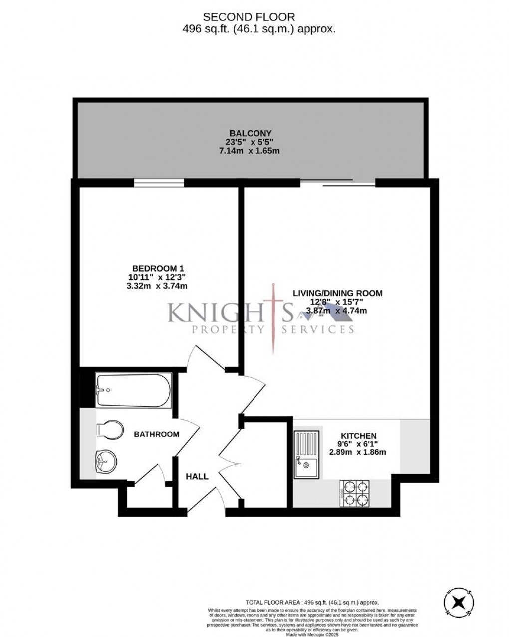 Floorplan for Queensmead, Farnborough