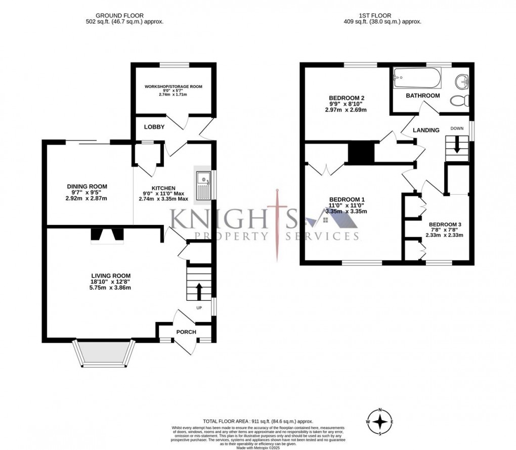 Floorplan for Saddleback Road, Camberley