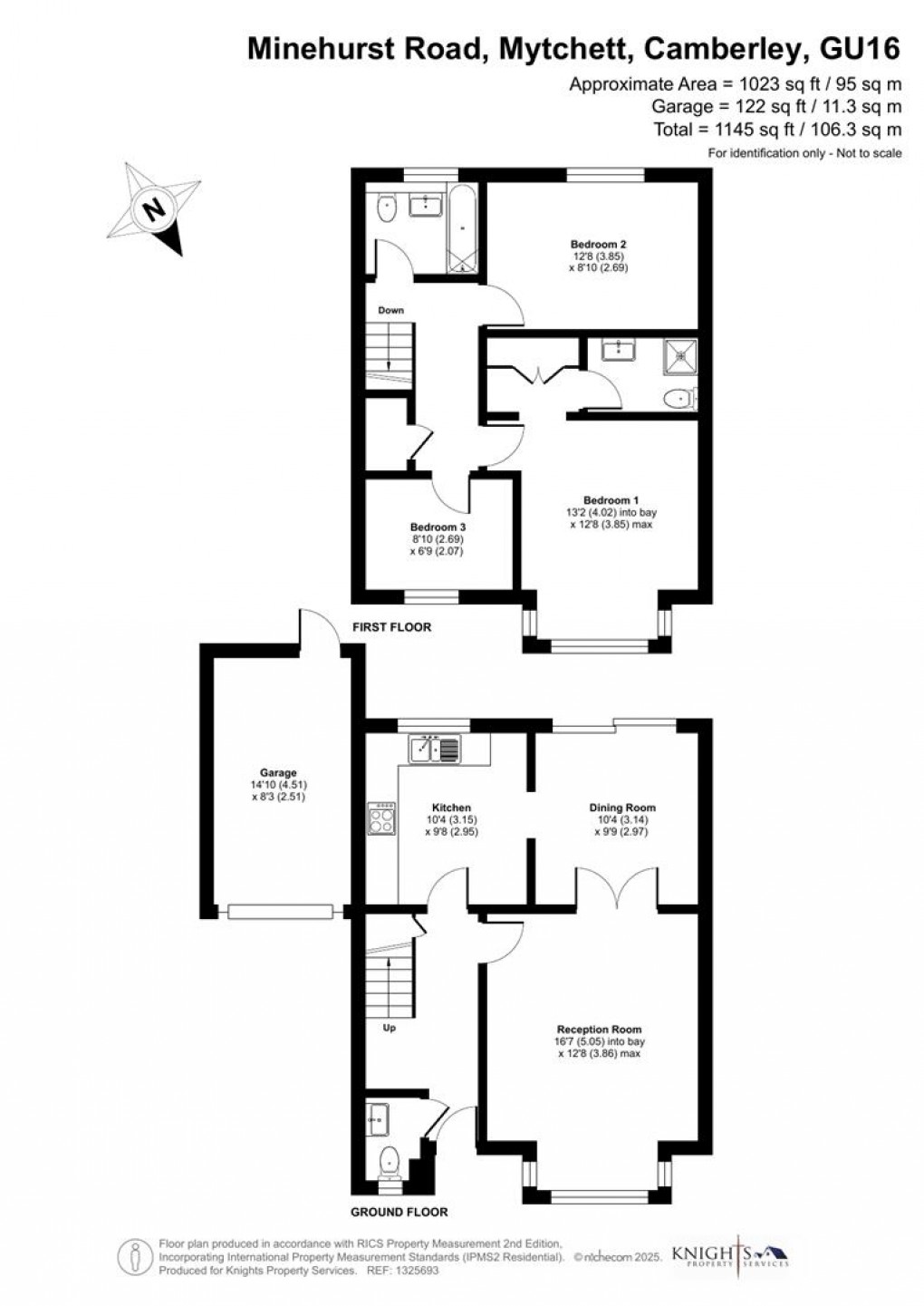 Floorplan for Minehurst Road, Mytchett