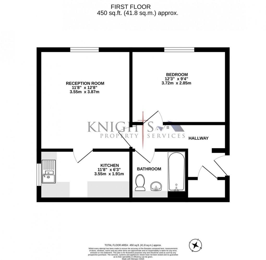 Floorplan for York Road, Camberley