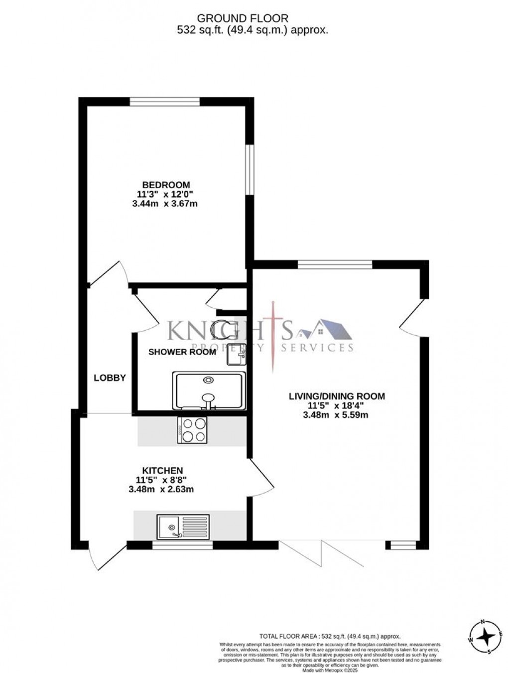 Floorplan for Diamond Ridge, Camberley