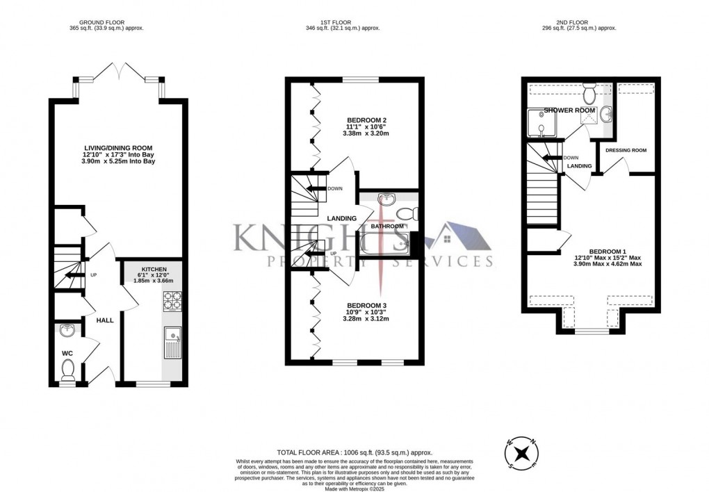 Floorplan for Kings Mews, Frimley Green