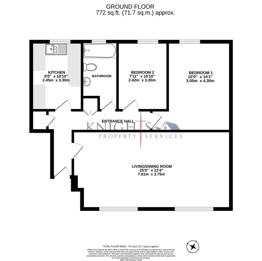 Floorplan for 3 Upper Park Road, Camberley