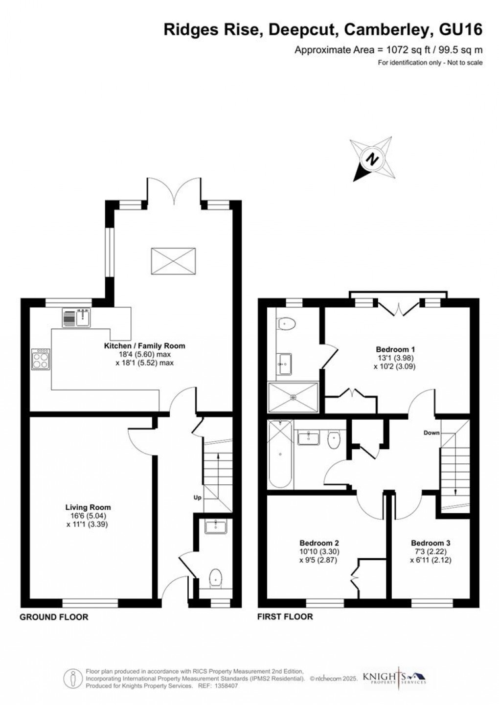 Floorplan for Ridges Rise, Deepcut
