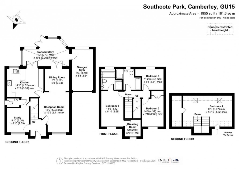 Floorplan for Southcote Park, Camberley