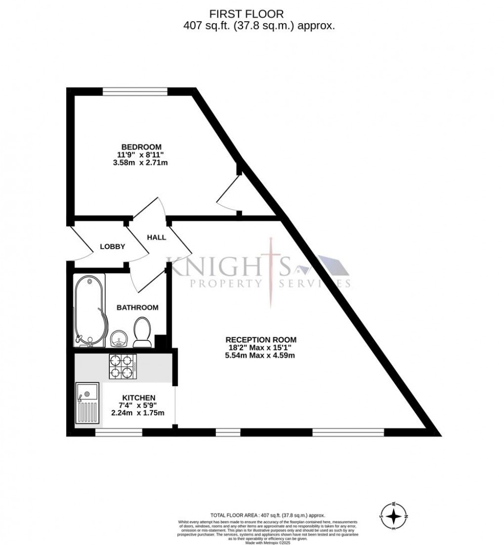 Floorplan for Alexandra Avenue, Camberley