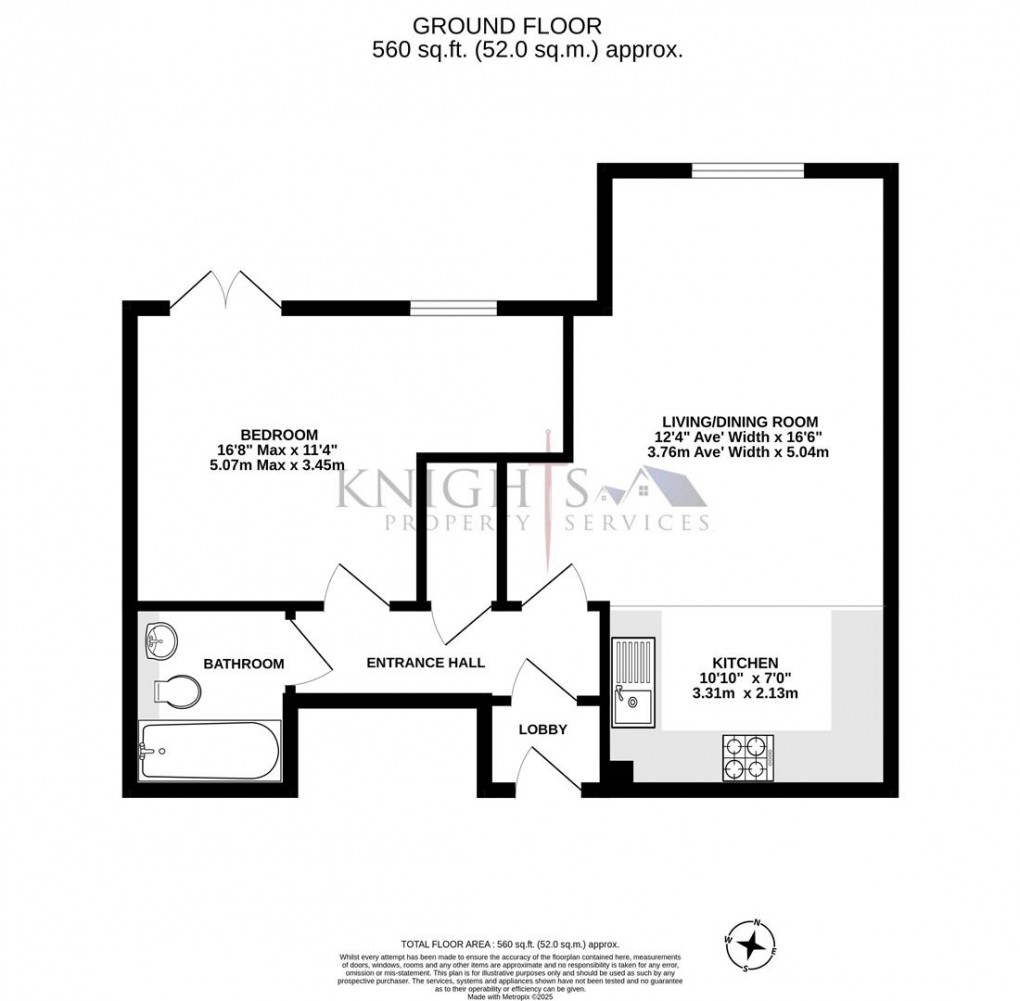 Floorplan for London Road, Camberley