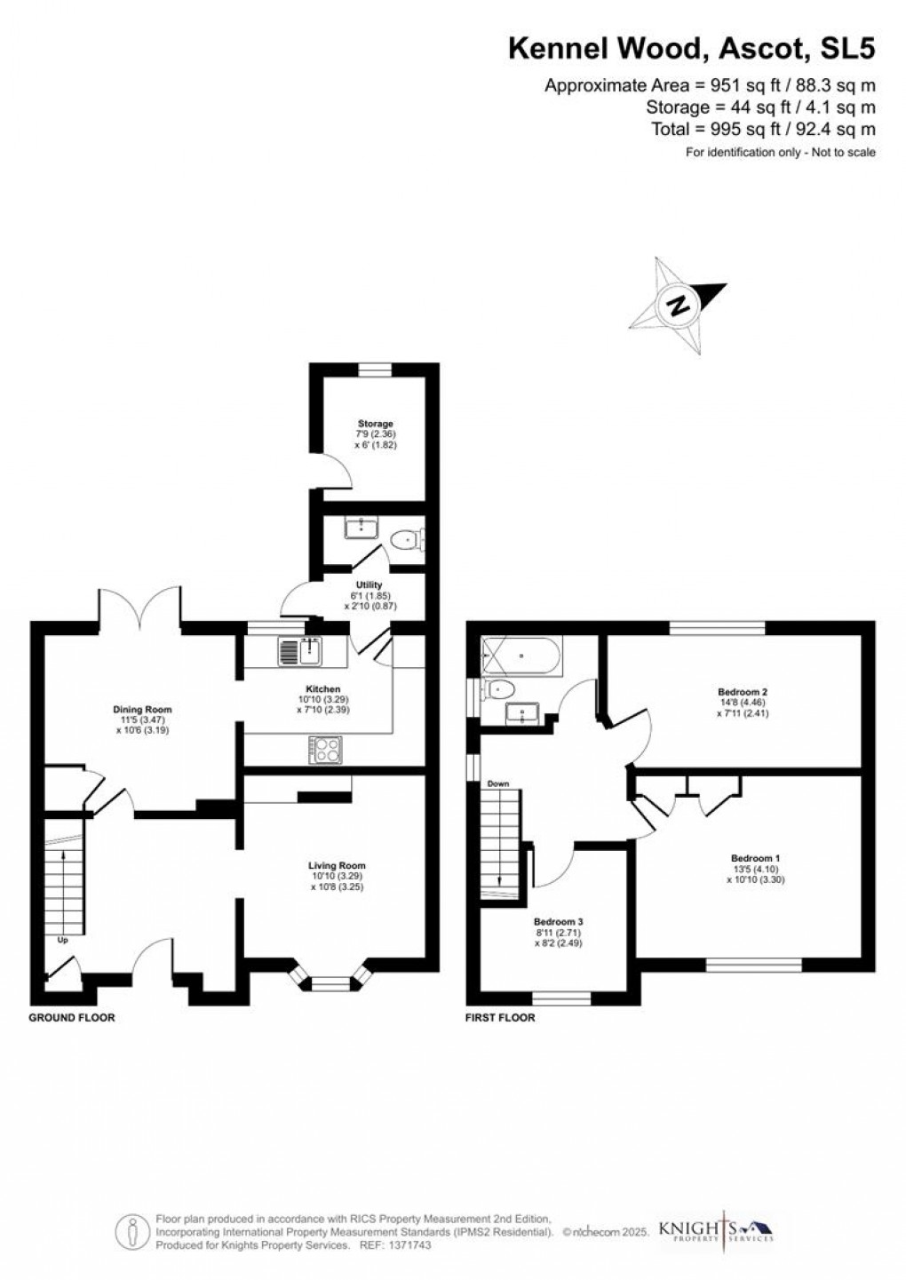 Floorplan for Kennel Wood, Ascot