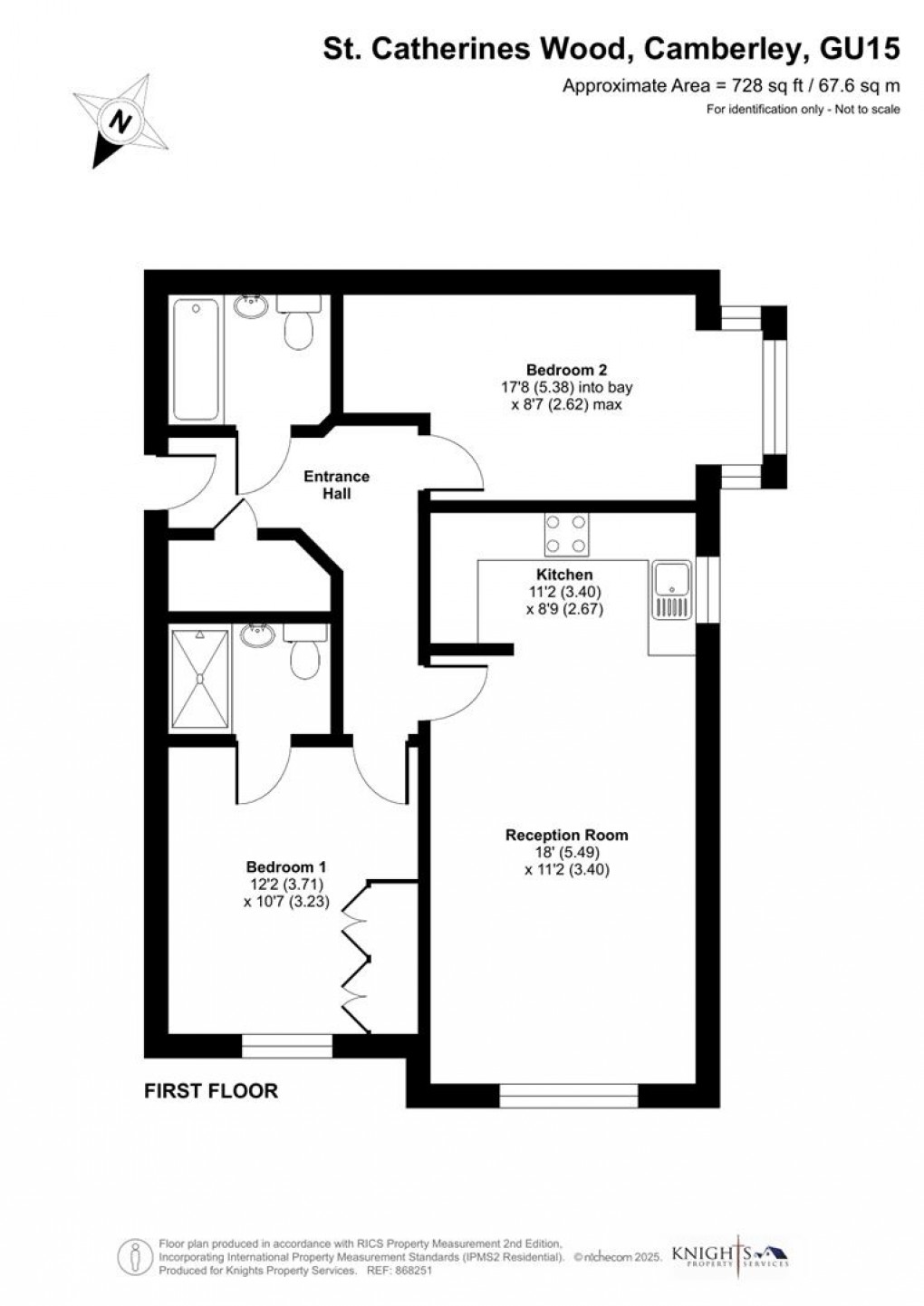 Floorplan for St. Catherines Wood, Camberley