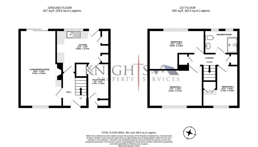 Floorplan for Longwater Road, Bracknell