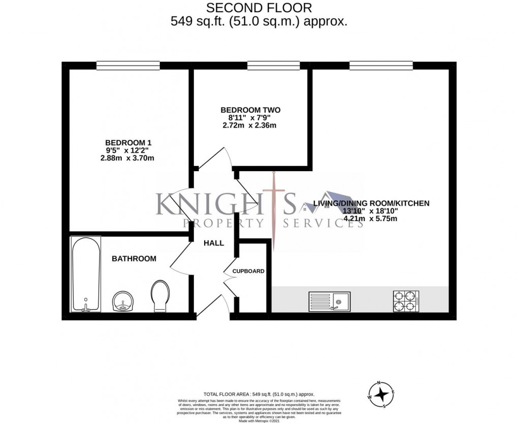 Floorplan for Manor House, London Road, Blackwater