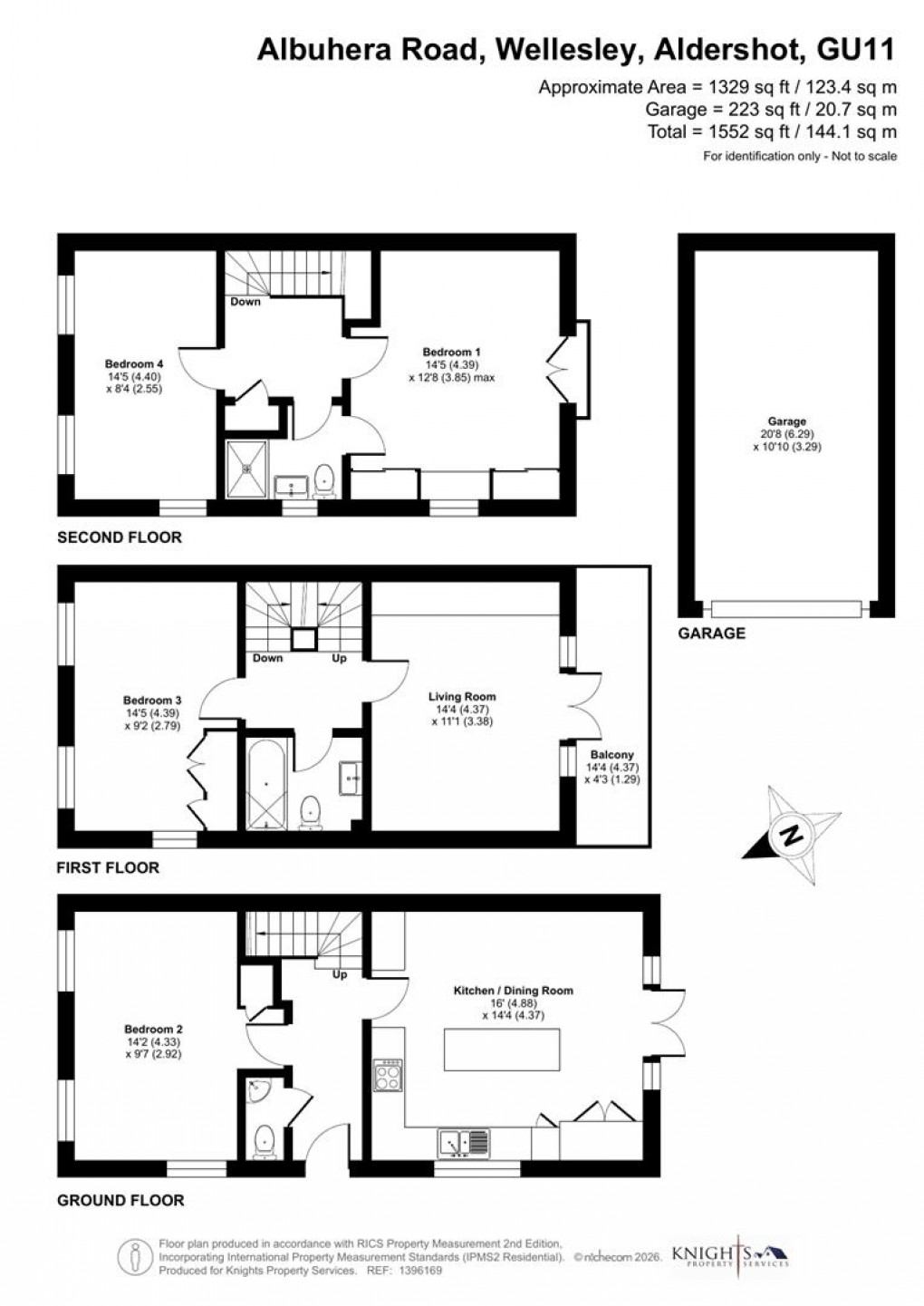 Floorplan for Albuhera Road, Wellesley, Aldershot
