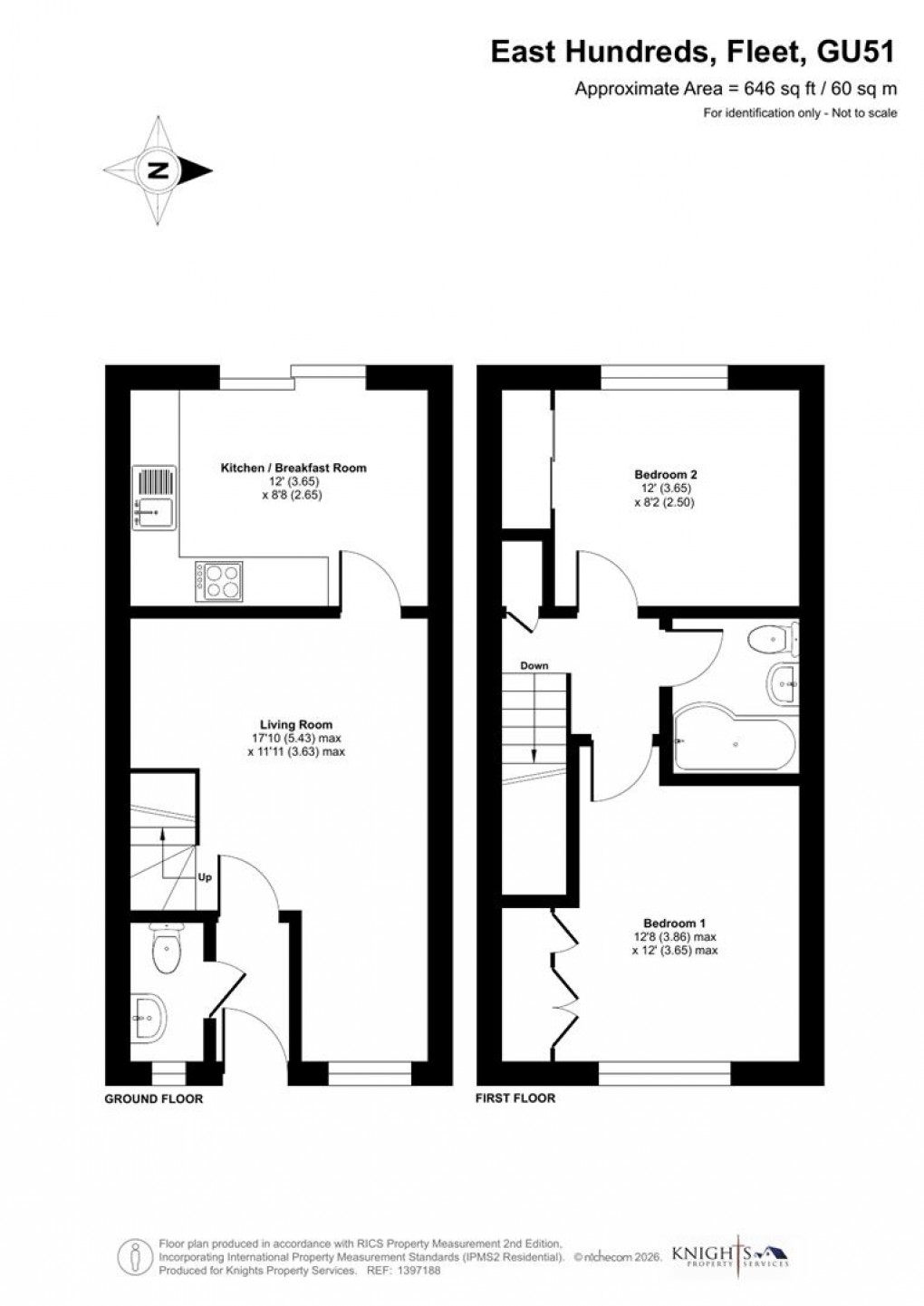 Floorplan for East Hundreds, Fleet