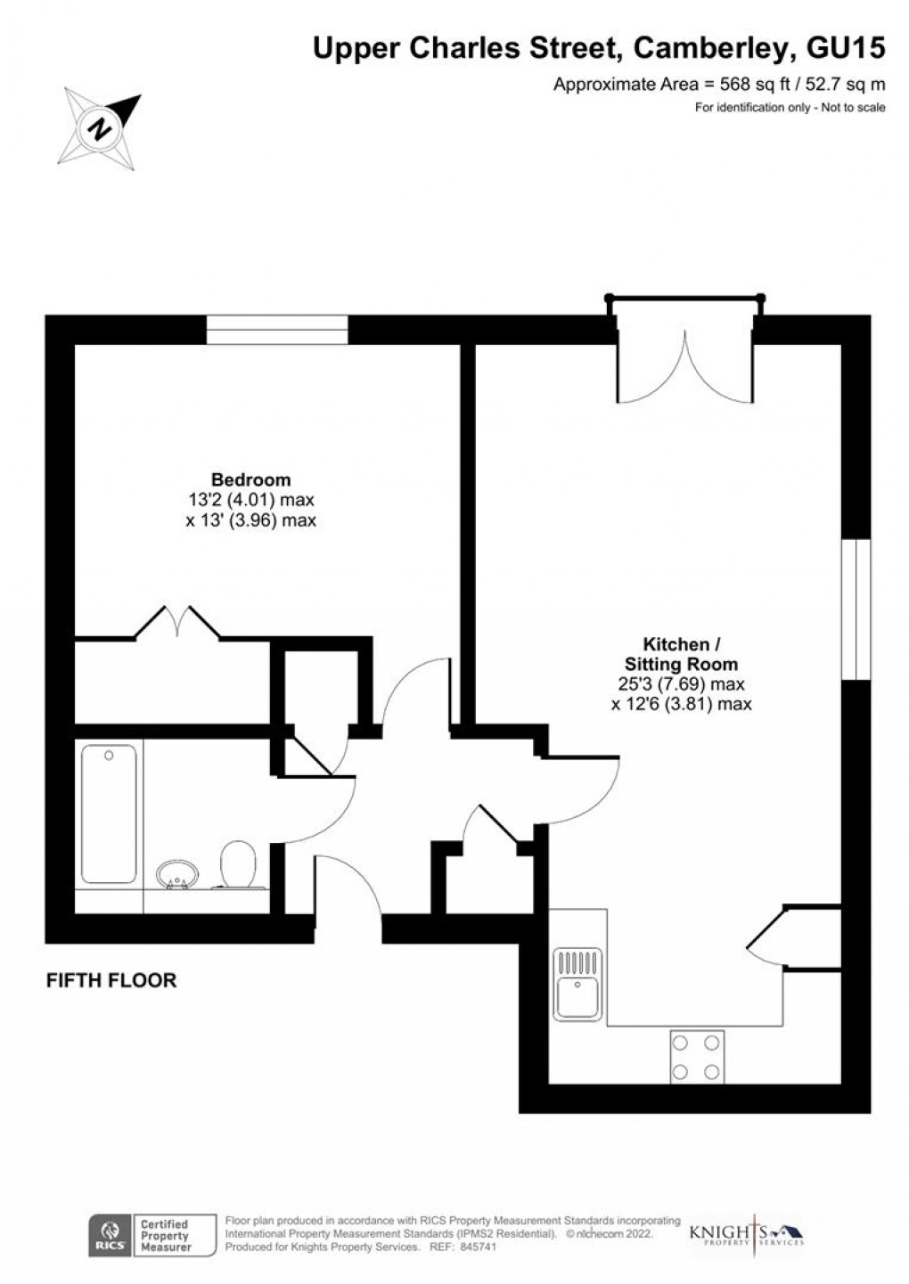 Floorplan for North Court, Camberley