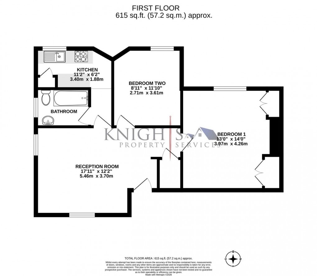 Floorplan for Park Street, Camberley