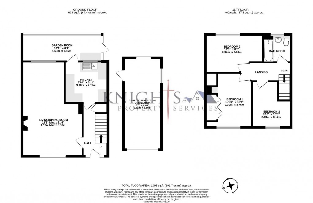 Floorplan for Farm Road, Frimley