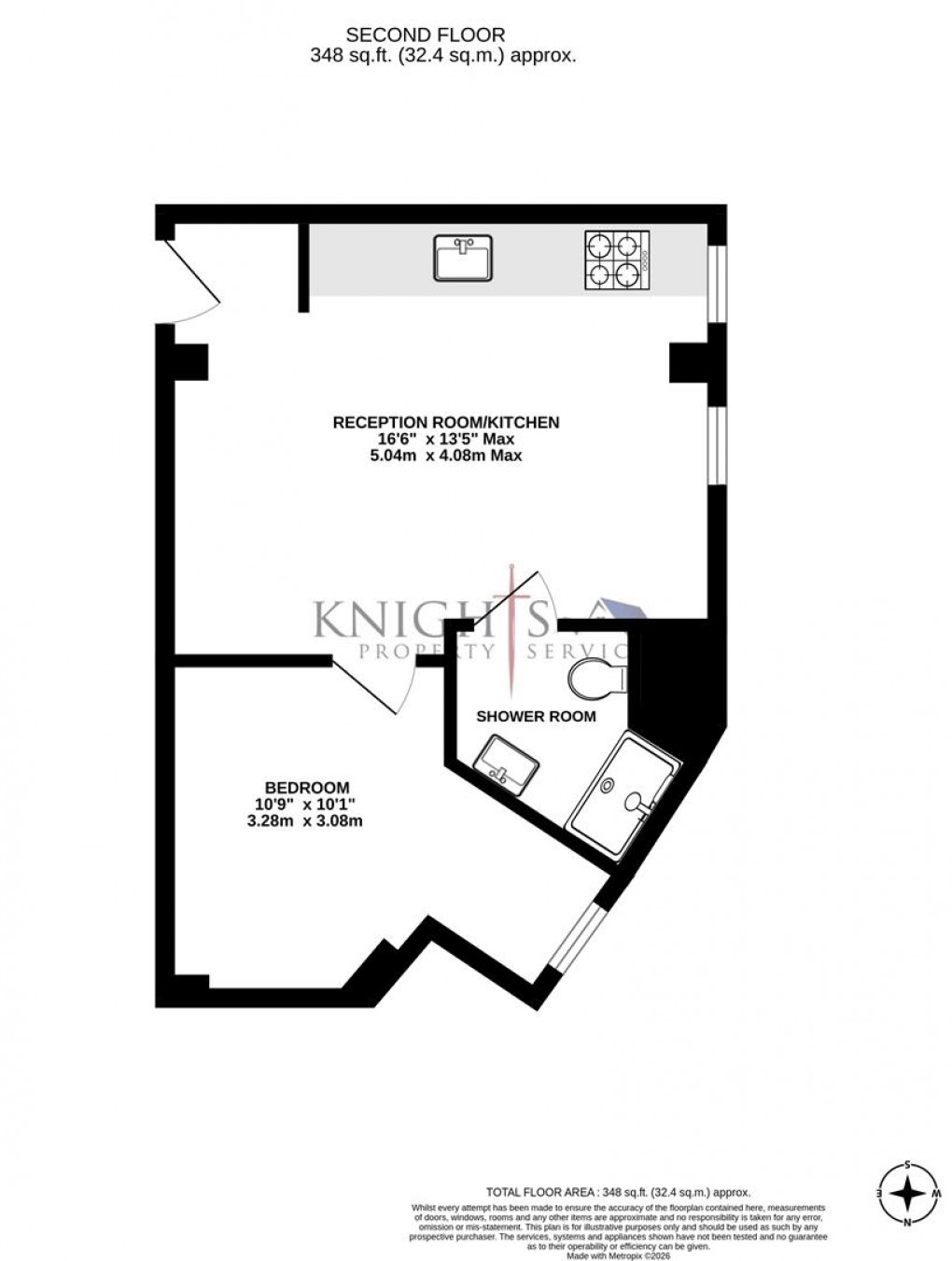 Floorplan for Maybury Close, Frimley, Camberley