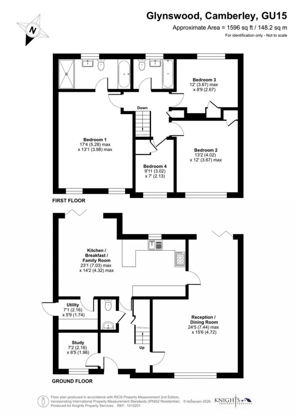 Floorplan for Glynswood, Camberley