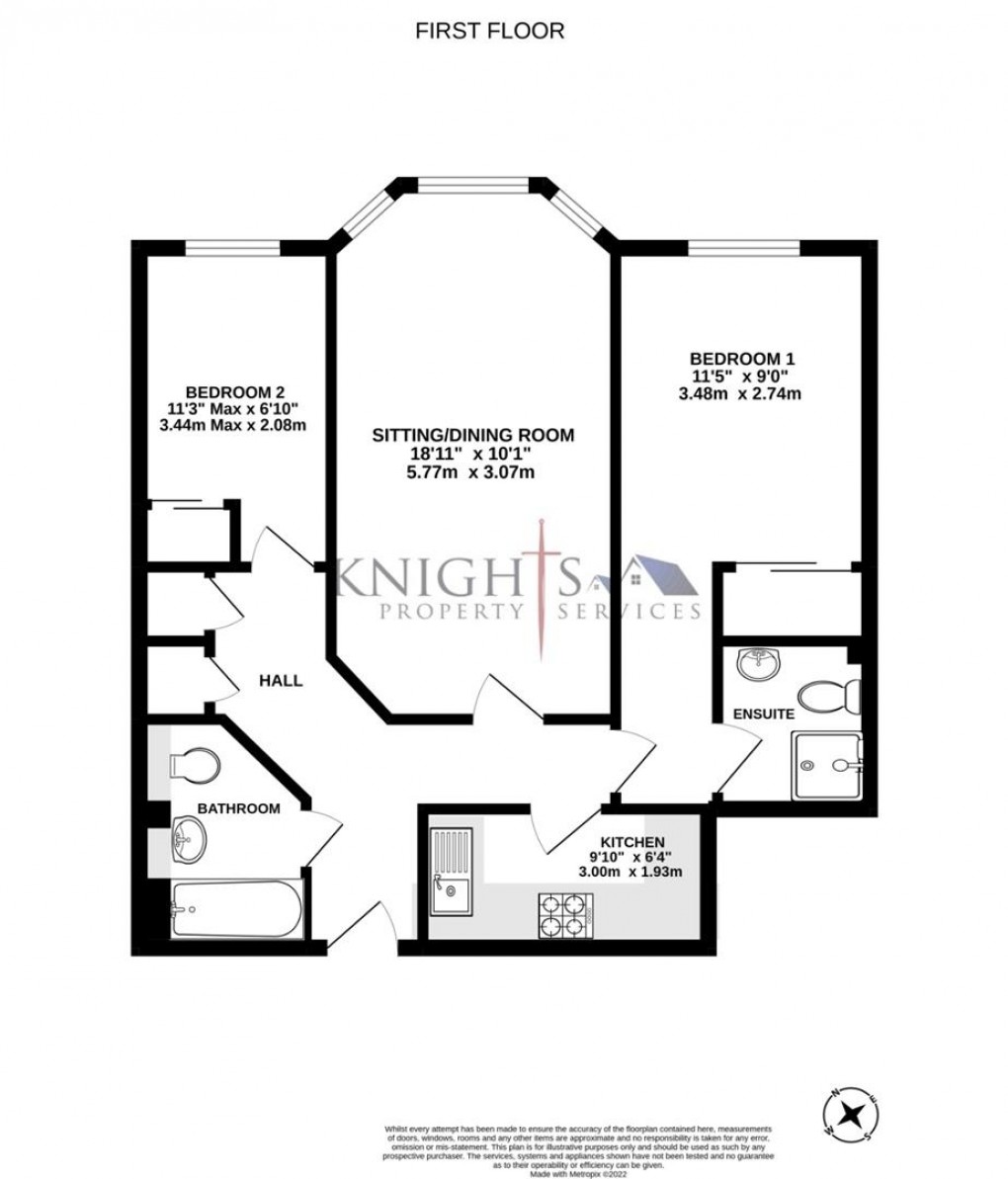 Floorplan for Elmhurst Court, Camberley
