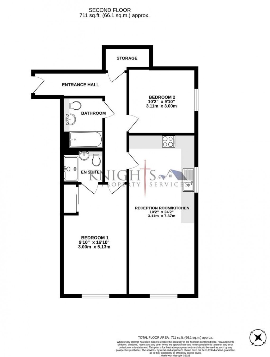 Floorplan for Chancellor Drive, Frimley