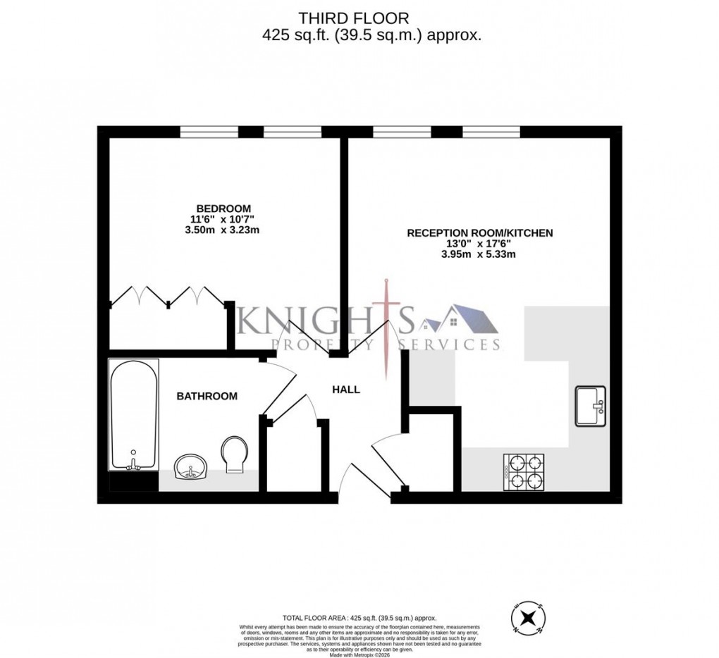 Floorplan for Pembroke Broadway, Camberley