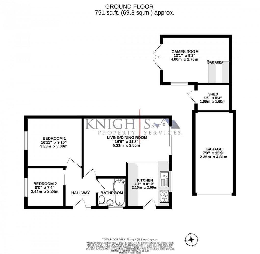 Floorplan for Harvard Road, Owlsmoor, Sandhurst