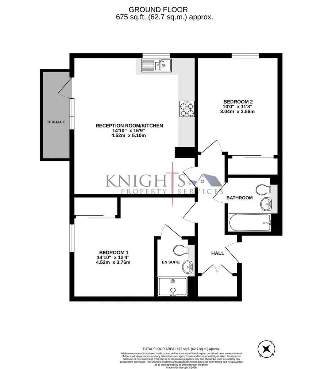 Floorplan for Hurst Avenue, Blackwater, Camberley