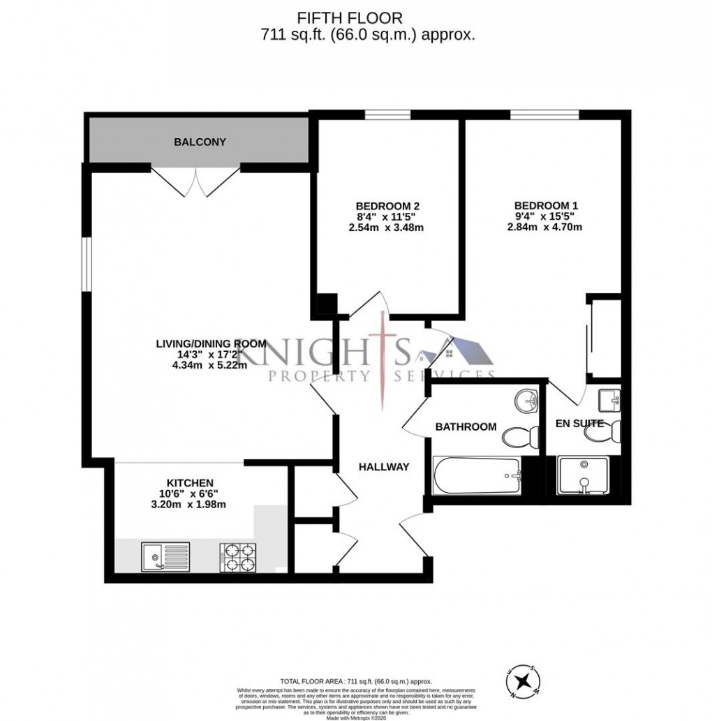 Floorplan for William Booth, Stanley Road, Woking