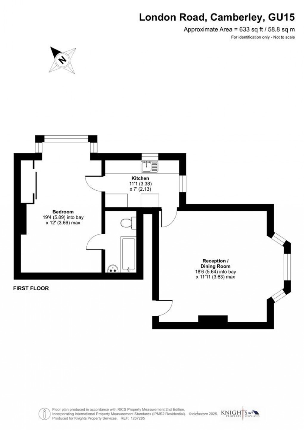 Floorplan for Silverthorne, London Road, Camberley