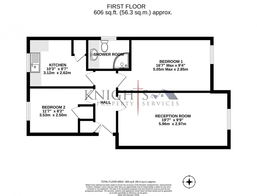 Floorplan for 110 Gordon Road, Camberley